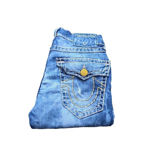 TRUE Religion Jeans Size 28 GENO SUPER T Blue - Picture 7 of 8